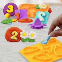 Kit De Masas Play-doh Fundamentals - Números Y Figuras 3+ - tienda en línea