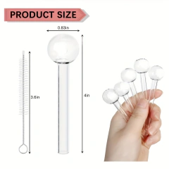 Reusable Straws - Includes One Cleaning Brush, Ideal for Smoothies, Coffee, And Juice - AutoAzur