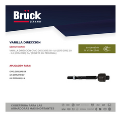 Varilla Dir Civic 12-15 Acura Ilx 13-20 Bieleta S/term