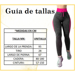 Pack 2 Mallas Afelpadas Lycra Leggins Mujer Talle Alto Negro/Verde