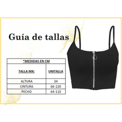 Pack: 2 Crop Top Dama Blusa Bralette Ombliguera De Cierre Negro/Verde