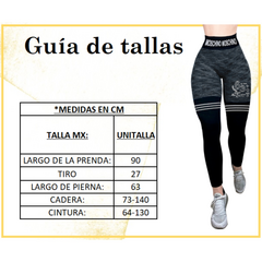 Leggins Afelpado Deporte Lycra Mallones Diseño Gym Térmico Azul