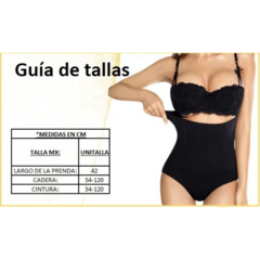 Pack De 2 Faja Panty Reductora Levanta pompa Moldeadora X2 Negra