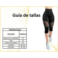 Capri De Mujer Leggins Lycra Malla Corta Pescador Bermudas Lila