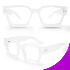 VISOONE Blue Light Blocking Glasses Rectangle Chic - AutoAzur