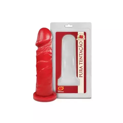 PRÓTESE PURA TENTAÇÃO MORANGO 15,3X4 CM