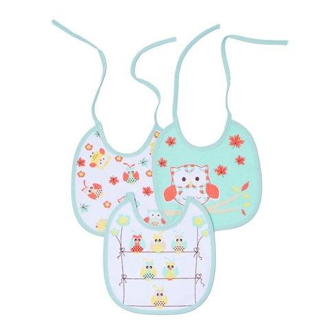 BABADOR TRIOS FELPUDO E PLASTIFICADO PAPI VERDE 3 UN - comprar online