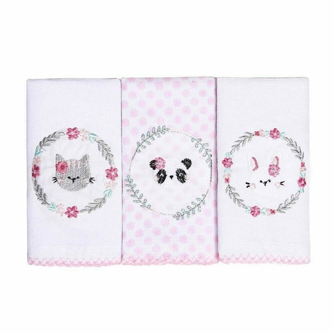 PANINHO DE BOCA BORDADOS KARINHO AMIGUINHAS