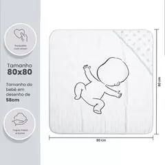 TOALHA DE BANHO SOFT COM CAPUZ COELHINHO na internet