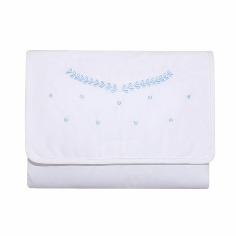 TROCADOR PORTA FRALDAS MAMI CLÁSSICOS AZUL 200 FIOS