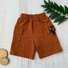 Short cargo niño marron