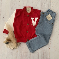 Campera University Rojo bebe en internet