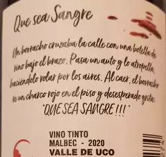 QUE SESA SANGRE MALBEC - comprar online