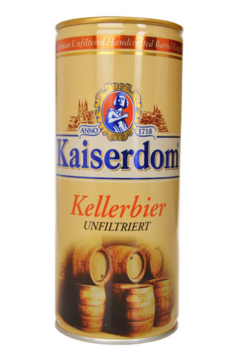 CERVEZA KAISERDOM KELLERBIER LATA 1 LITRO