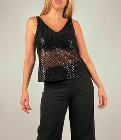 BRENDA. MUSCULOSA TUL BORDADO en internet