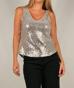 MACARENA. MUSCULOSA LENTEJUELAS - tienda online