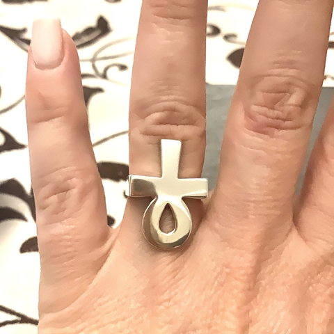 Anillo Cruz Egipcia