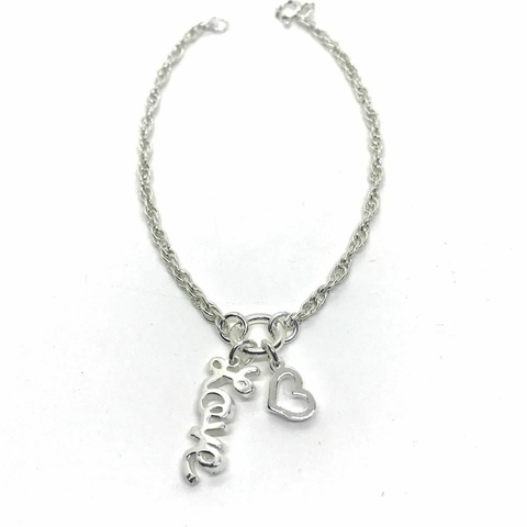 Pulsera Love corazón - comprar online