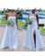 Vestido de noiva minimalista tomara que caia costas amarração branco acetinado com fenda simples - by lana