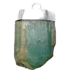 Emerald Rough Pendant