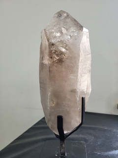 Smoky Quartz Double Terminated Half Polished