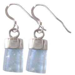 Blue Topaz Polished Earrings