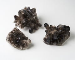 Smoky Quartz Clusters