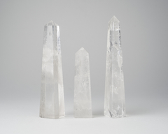 Clear Quartz Obelisks