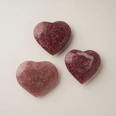 Guava Quartz Hearts