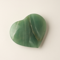 Green Aventurine Hearts on internet