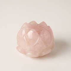 Rose Quartz Lotus Flower - Crystal Rio | Rocks & Minerals