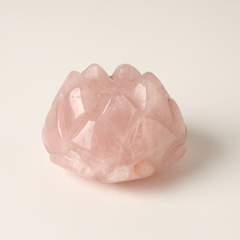 Rose Quartz Lotus Flower - buy online