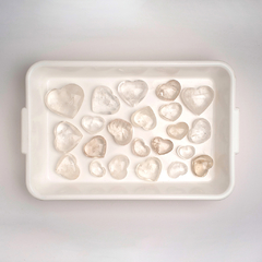 Clear Quartz Hearts - buy online