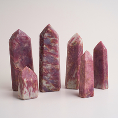 Pink Tourmaline On Matrix Towers