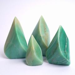 Green Aventurine Flames on internet