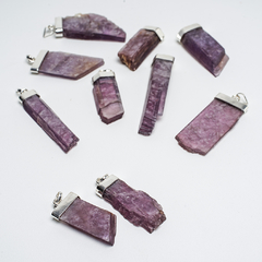 Lepidolite Rough Pendants - buy online