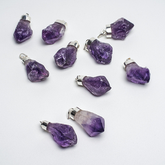 Amethyst Rough Point Pendants - buy online