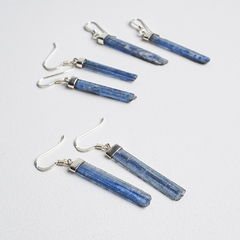 Blue Kyanite Rough Earrings - buy online