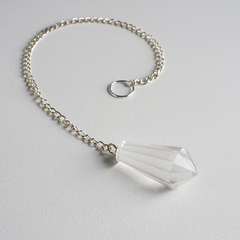 Clear Quartz 12 Sided Pendulums