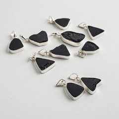 Black Tourmaline Slice Pendants - buy online