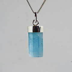 Blue Topaz Polished Pendants