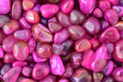 Pink Agate Tumbled