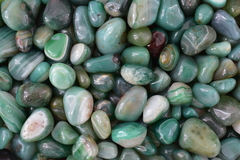 Green Agate Tumbled