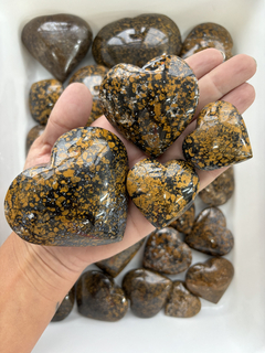 Snake Jasper Hearts