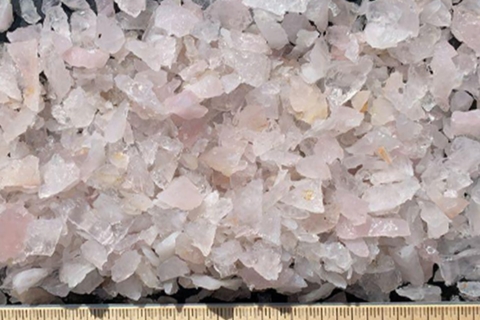 Rose Quartz Chips Rough