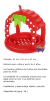 Pileta Bebe Inflable Con Techo Frutilla en internet