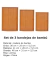 Set De 3 Bandejas De Bambú Vonne - comprar online