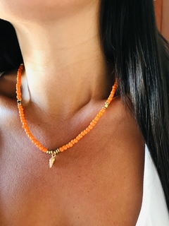 Collar Naranja caracol - comprar online