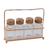 Especiero con soporte metálico cobre - comprar online