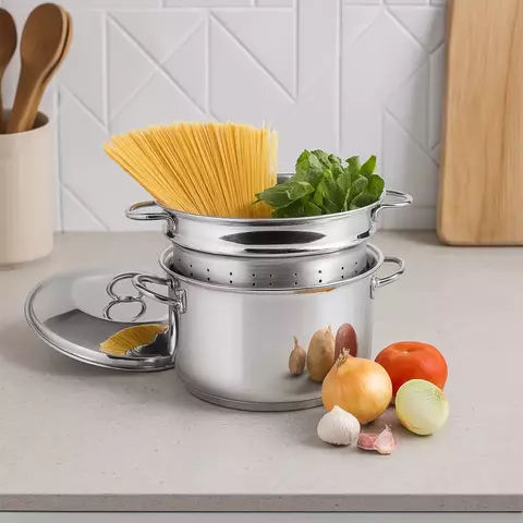 Espaguetera 24x20 - 6,5 Lts - 3 piezas. - comprar online